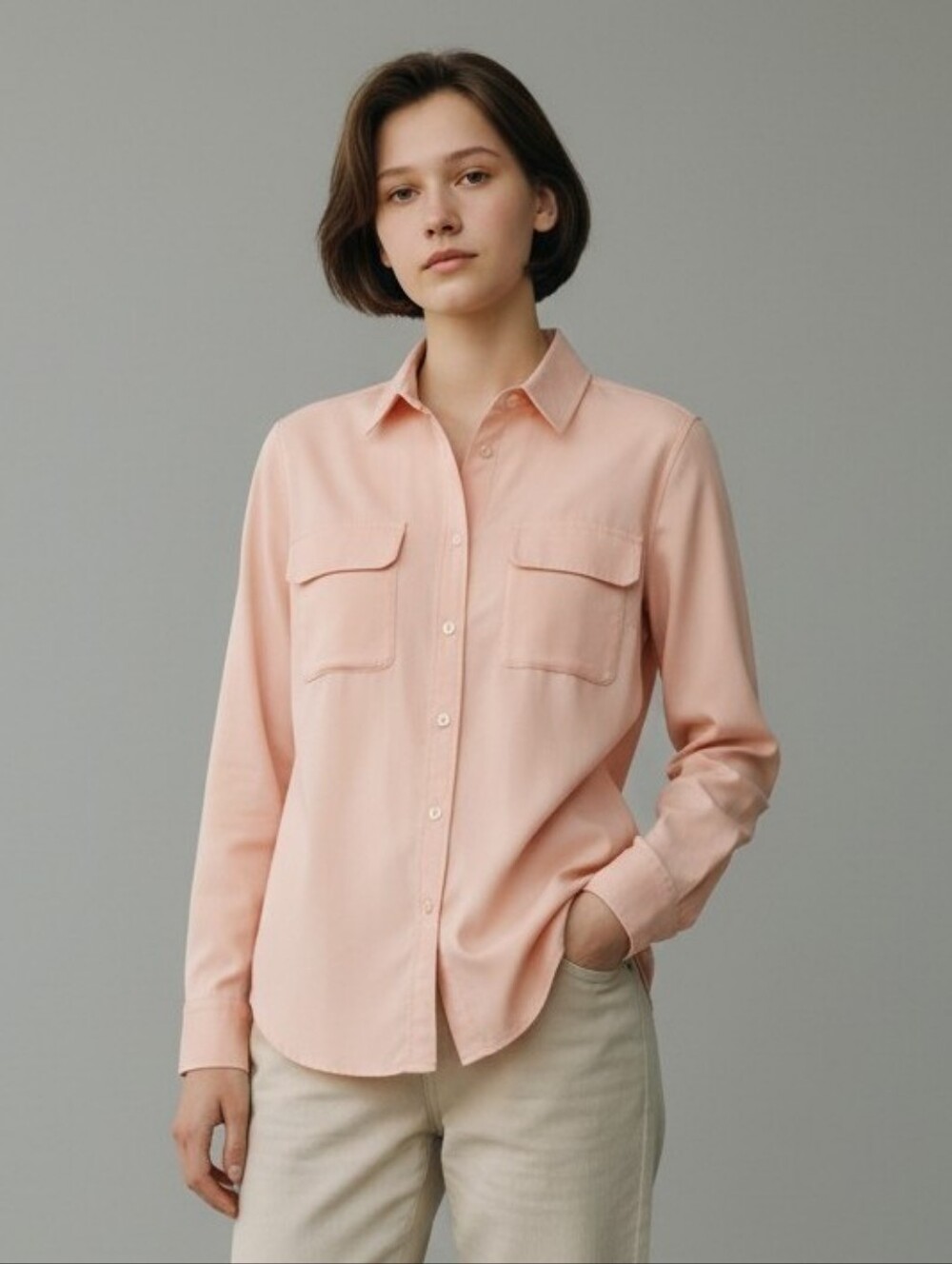 CHICO'S | ✨ 🍑 Long Sleeve Blouse | EUC ✨ size S-M (CHICO'S size 0)